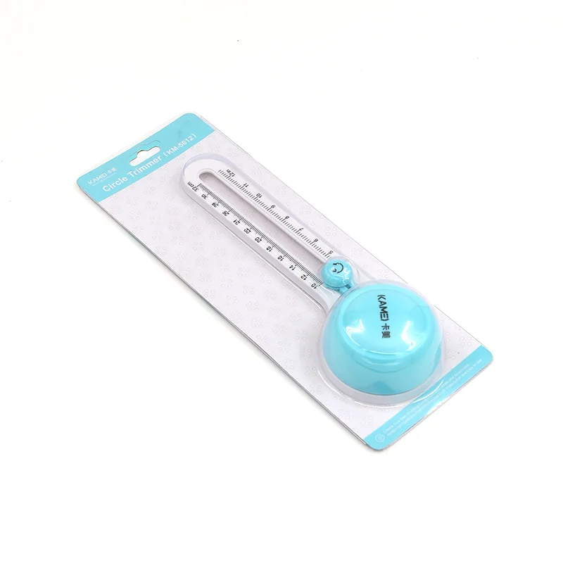Rotary Cutter Portable Round Paper Circle Cutter 360 Degree A4 Manual 4-12inch Size Mini Paper Cutter Trimmer for Scrapbooking