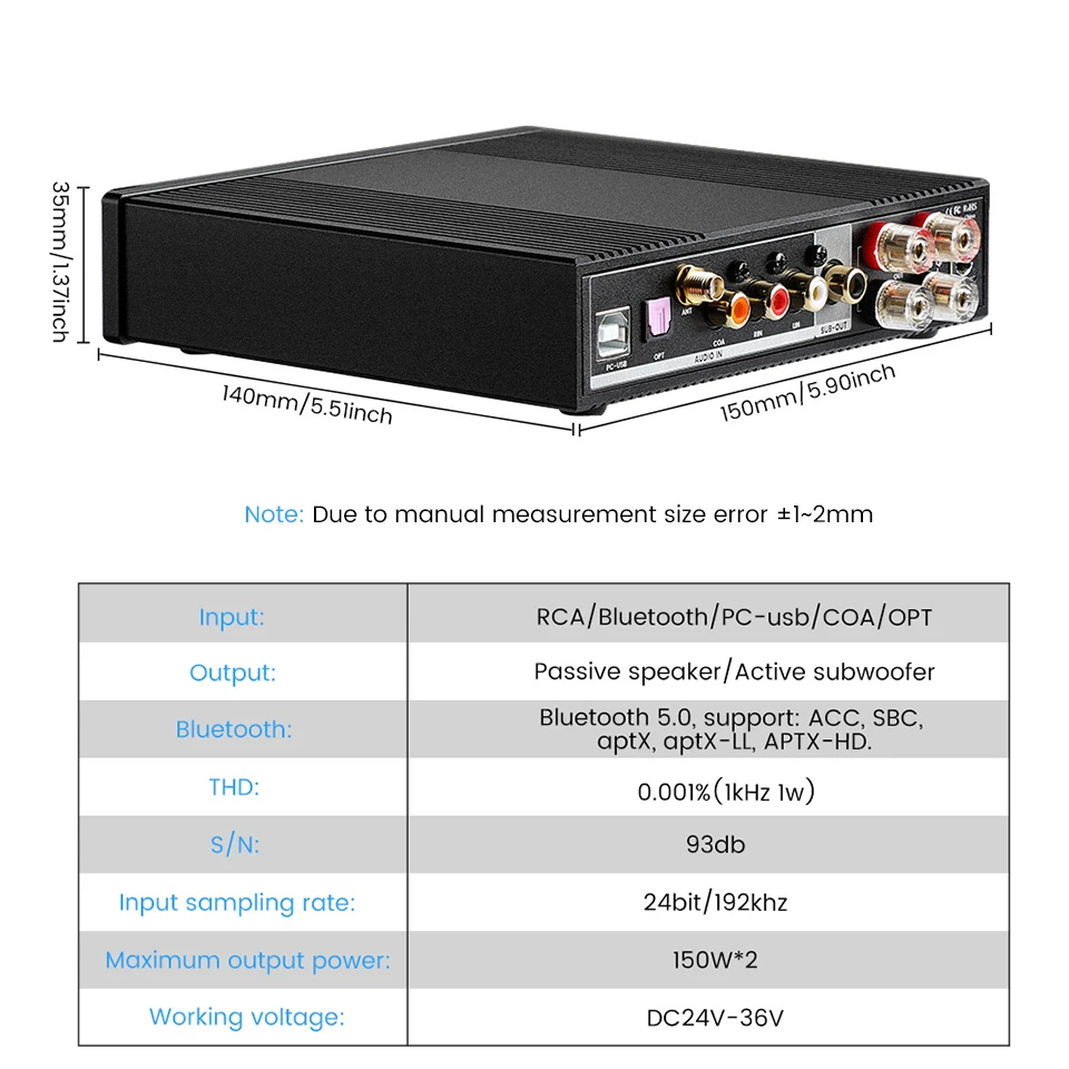 AIYIMA D05 パワーアンプ DAC AIYIMA D05