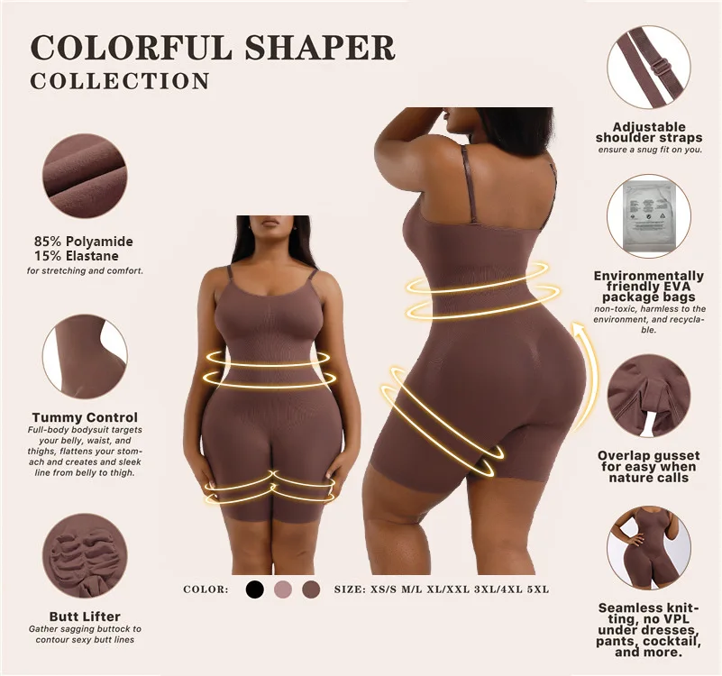 Dropshipping Product Slimming Seamless Tummy Control Body Shaper Plus Size Shapewear for Women