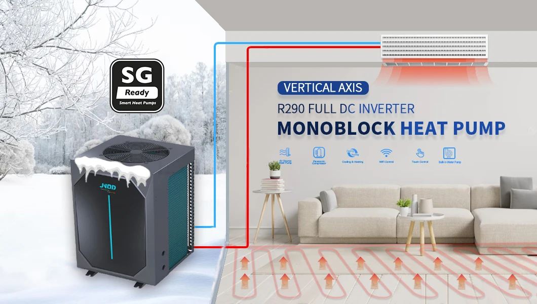 Temperature Monoblock Heat Pump, R290, 220--240V, 2-5 - detail 2