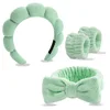 Correa de muñeca con interfaz de costura, juego de 4 piezas, color verde