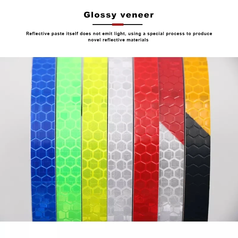 6 Adesivi Riflettenti Autoadesivi - Bianco Per Auto E Bici, Visibilità Notturna - Foto 10