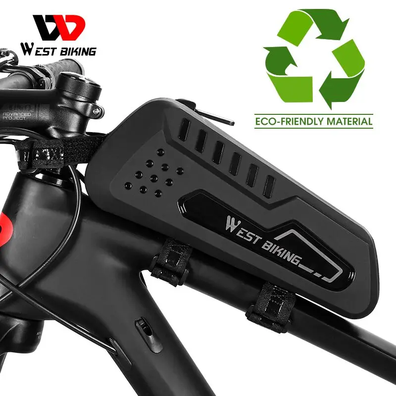 WEST BIKING Bike Top Tube Bag Durable Waterproof