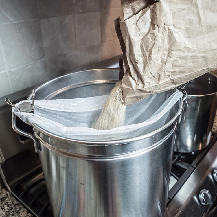 200 микрон нейлоновый пакет для чая/нейлоновые зернистые пакеты продажи в 26 '*