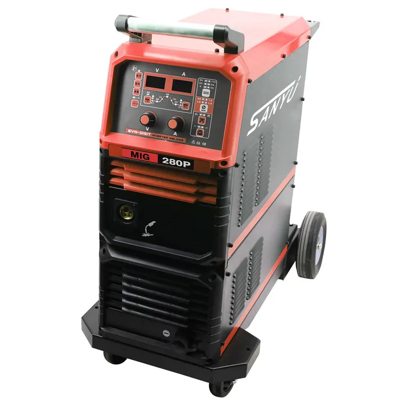 1phase 220V 250A MIG-280P Double Pulse Mig Welder Integrated NB NBC ...