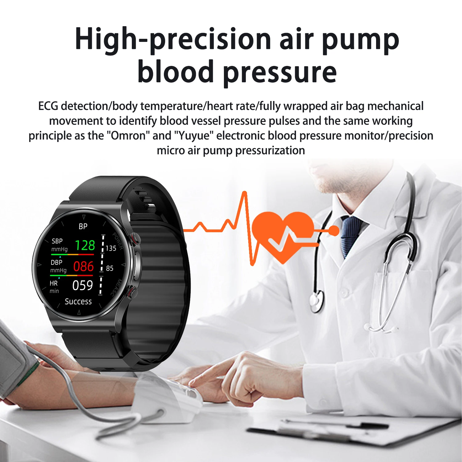 Air Pump Smart Watch Measure Blood Pressure Air Pump How Does A