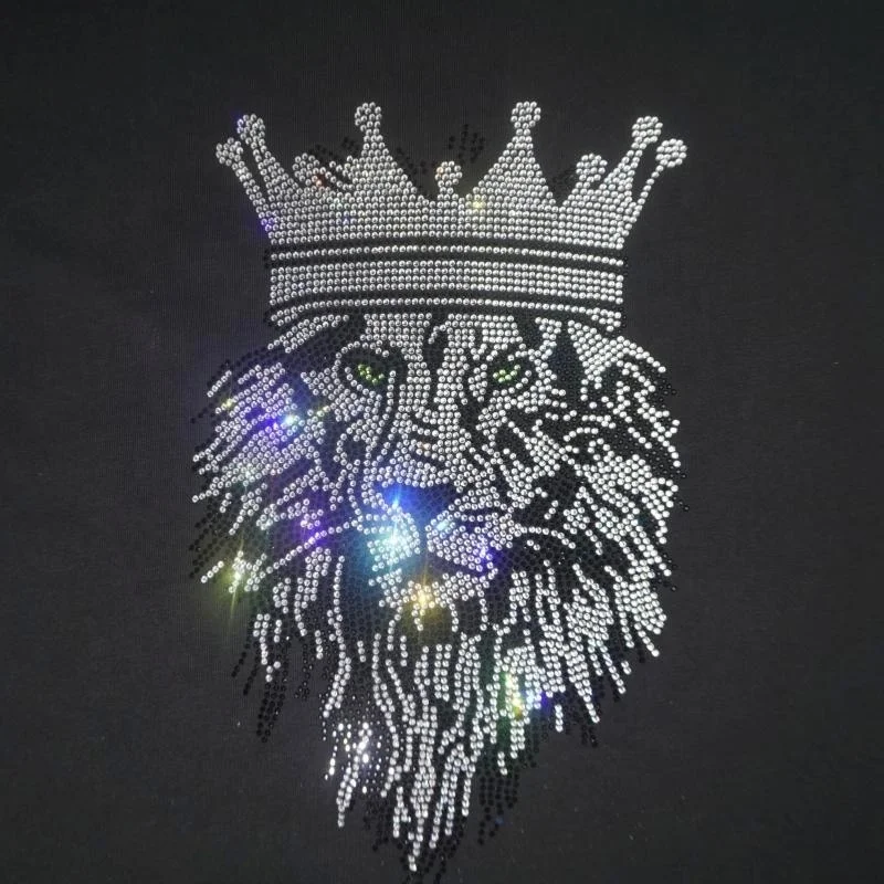crystal Skull bone Rhinestone Transfer Hotfix Iron-on Motif Applique diamond rhinestone heat transfer for men hoodie