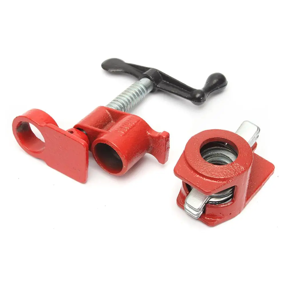 Cast Clamps Wood Gluing Pipe Clamp Set for Woodworking