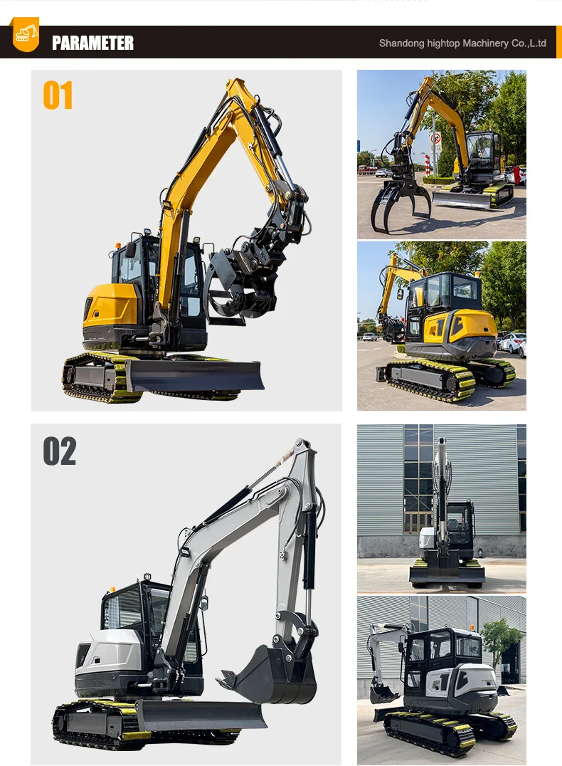 product cabin mini excavator 65ton with ac 2025 new hydraulic excavator cheap price ce epa approved-6