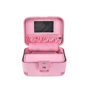 Factory Wholesale 14 Inch PP Fashion Makeup Box Bags EL14 Lightweight Waterproof Travel Case Coded Lock Customizable Color for