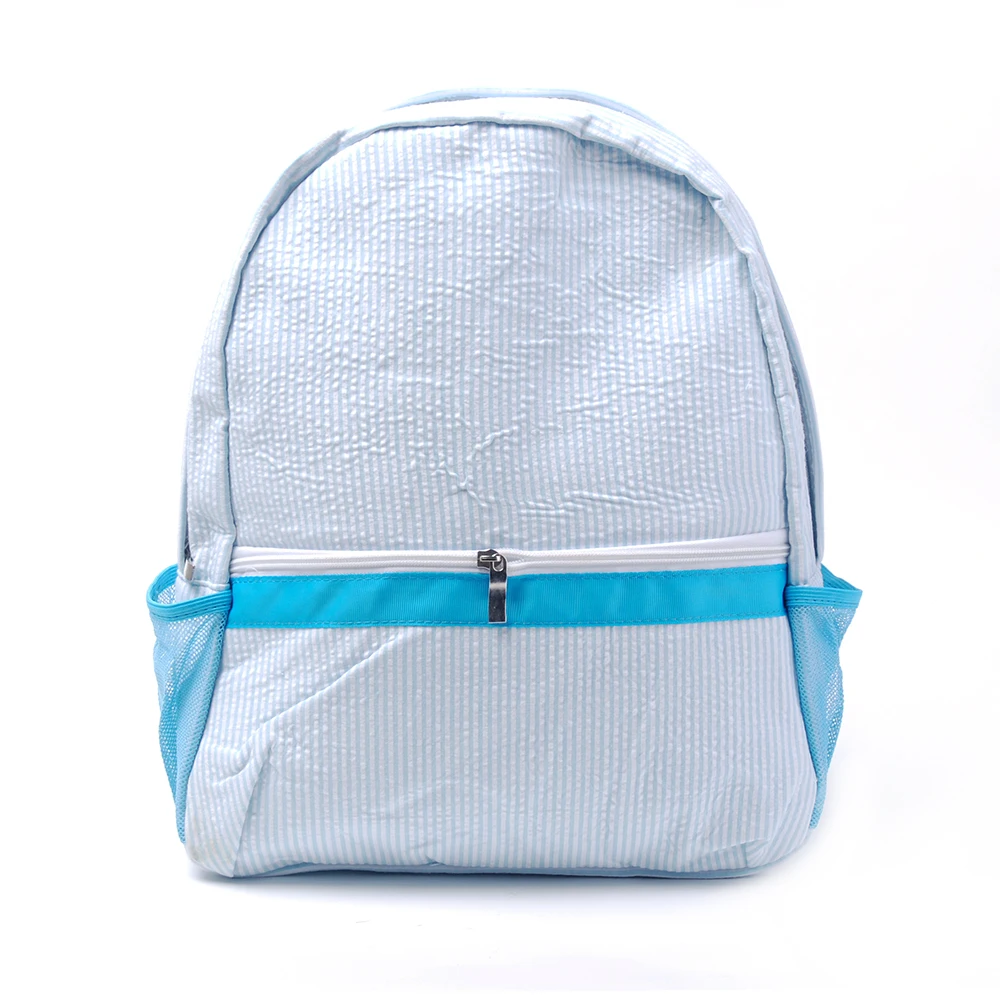 seersucker backpack blank