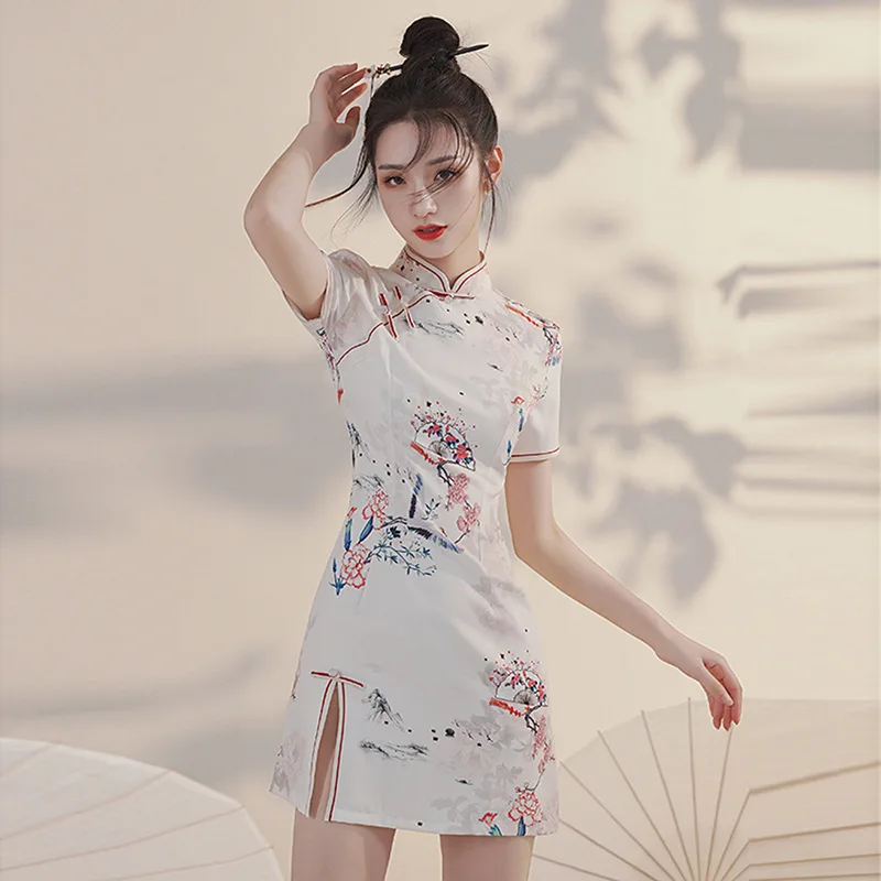 Chinese Outfit Female Modern Chinese Dress Hanfu Women Modern Cheongsam Robe Traditional Chinese Outfit Female Modern Chinese Dress Hanfu Women Modern Cheongsam Robe Traditional