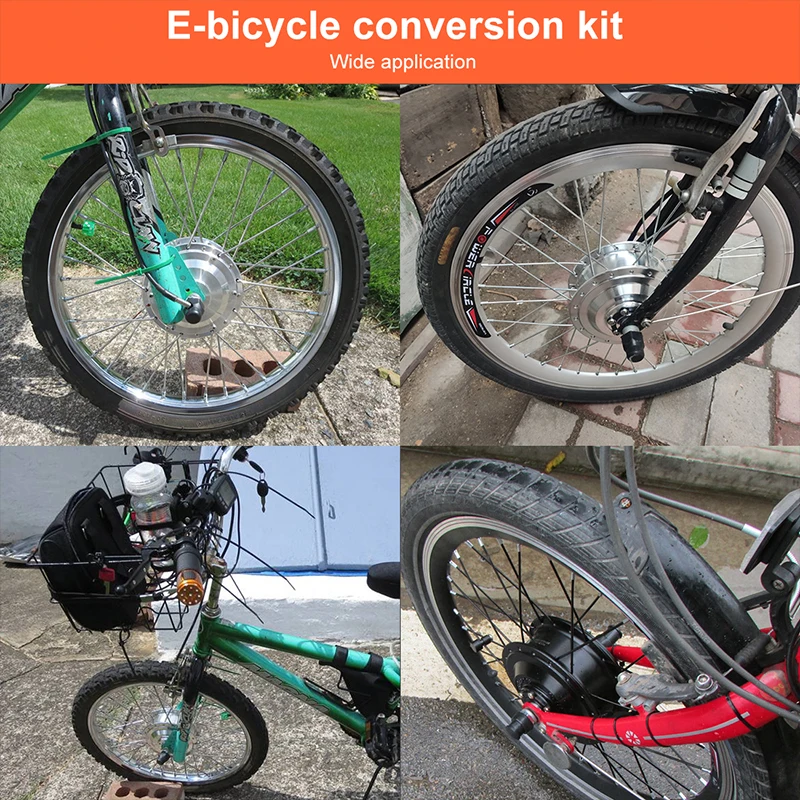 Wheel Diy Fat Tire Ebike Ebike Modification Kit Electric Bicycle