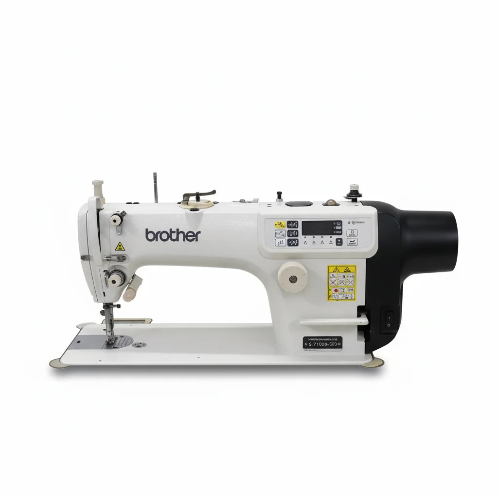 中古ブラザー7000DD工業用ロックミシン、550W出力、13mm厚縫い可能、低 