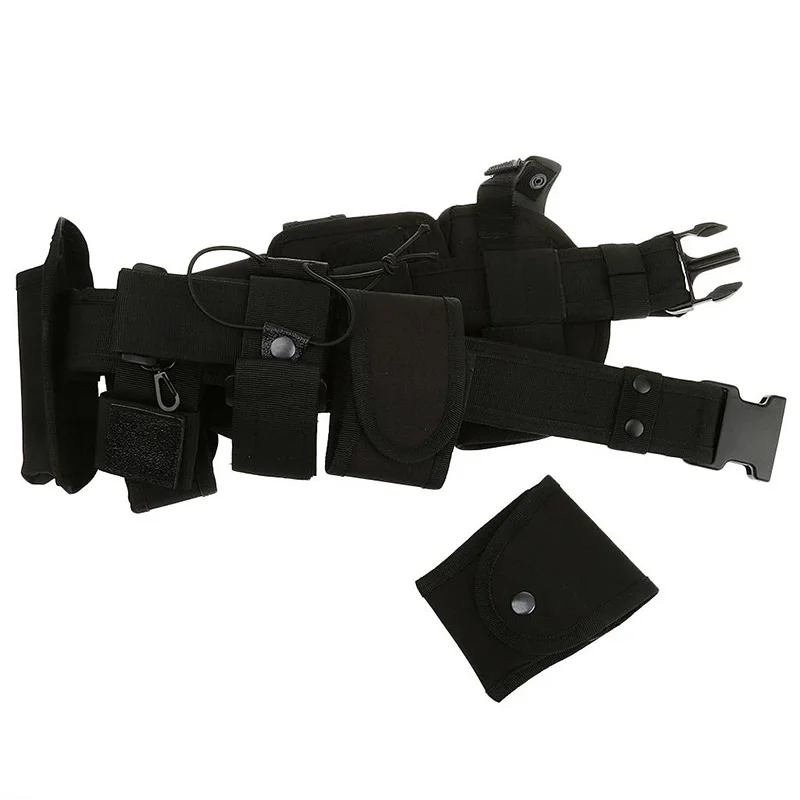 Wear-resistant Lightweight Utility Outdoor Belt Waist Bag Durable Pouch Men Security Guard Patrol Kit