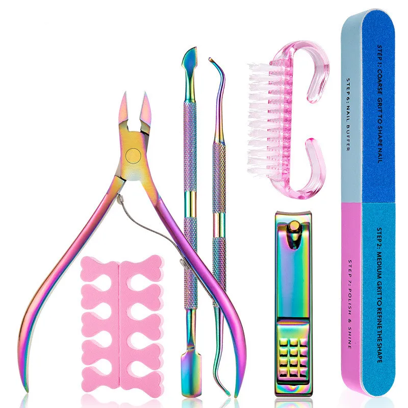 Best Quality  Pedicure Tools  Beauty Set Professional Manicure Tools 7 Pcs Manicure Set