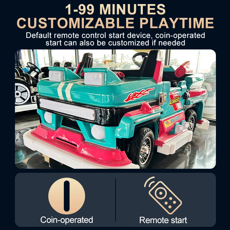 Haojile страстная поездка дуэт бампер автомобиля электрическая мега-колесная пара игровая площадка для детей в торговых центрах и площадях