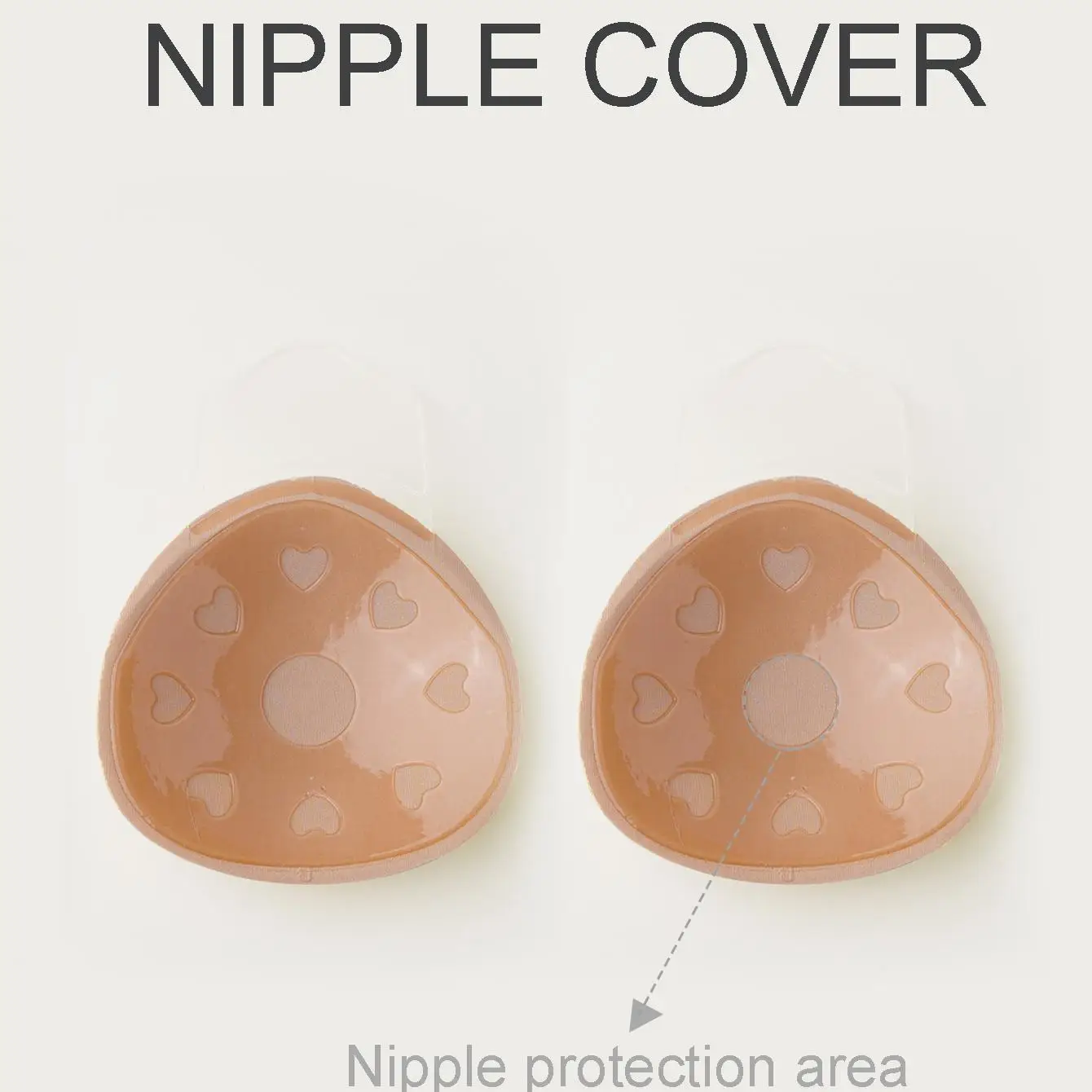 nipple covers for strapless dresses Disposable Covers, 40 Pcs No Show Pasties Women Beige Niidor Women's Reusable Sticky Push-up