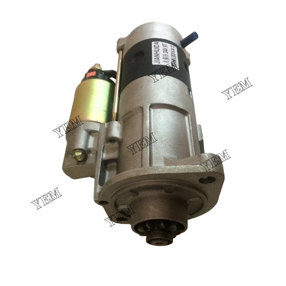 Starter 9T 24V for Kubota V3300 Engine Part 4