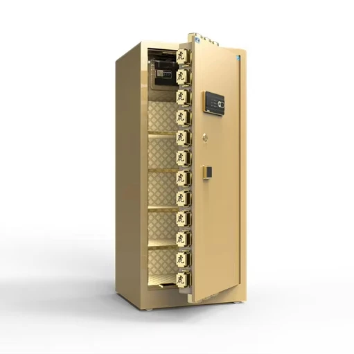 Tiger Household Bedside Table Into the Wall All Steel Invisible Electronic Fingerprint Password Anti-theft Safe Deposit Box