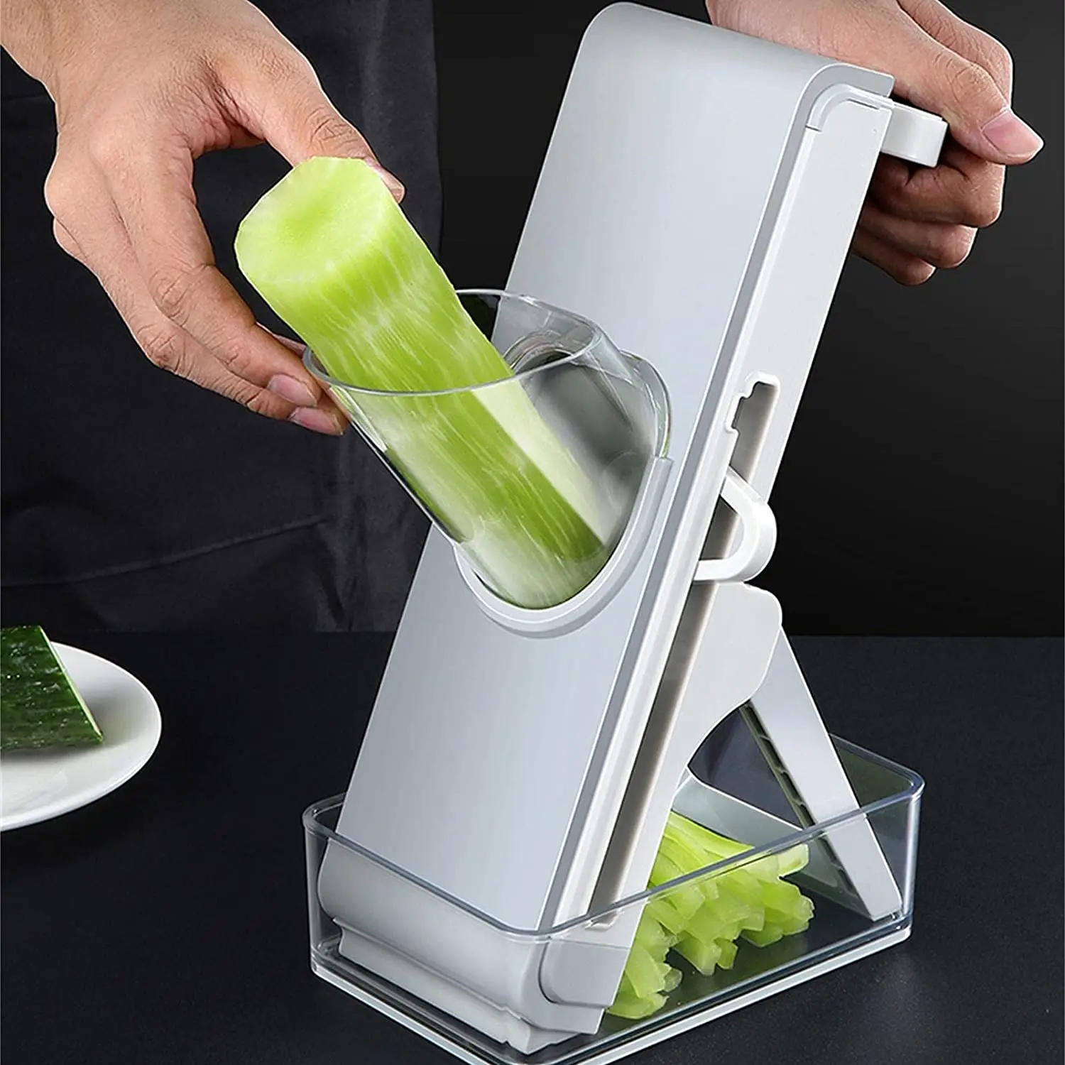 Kitchen Master Mandoline Slicer Vegetable Cutter Mandolin of 4 Blades