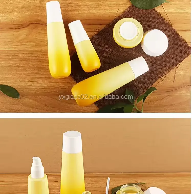 Factory sale50g40ml100ml120ml lotion toner cream serum cosmetic set luxury skincare packaging series factory