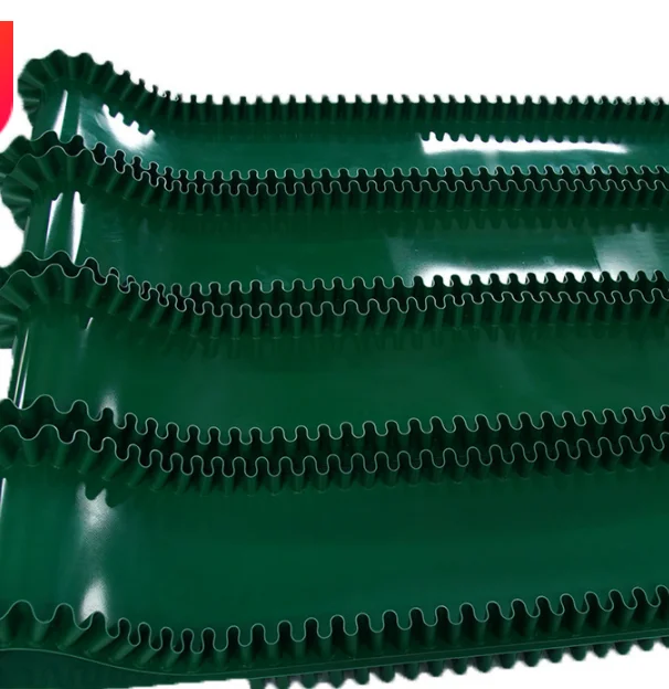 High Quality Pvc Conveyor Belt Flat Cleats Mm Green Coil Skirt