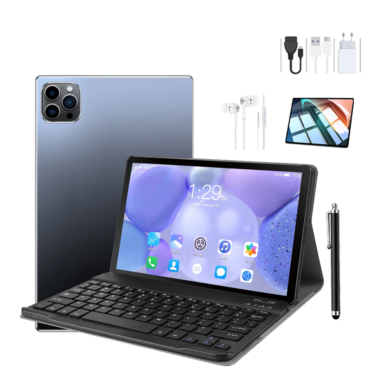 タブレットPC Android13 タブレット 10.1インチ メモリ12G ストレージ 