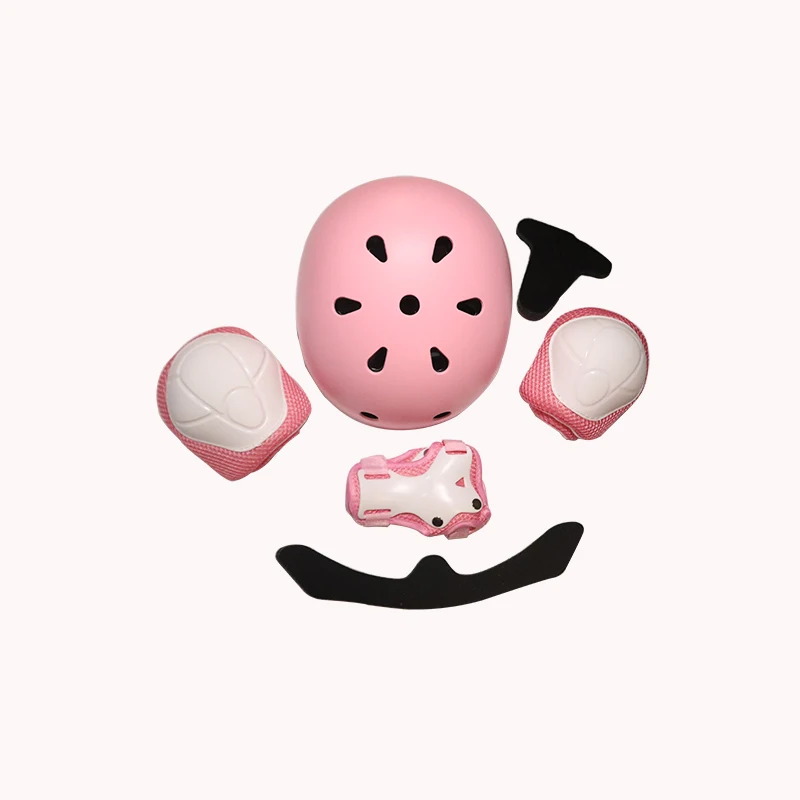 Adjustable Safety Skateboard Helmet And Pads Protective Gear Sets For