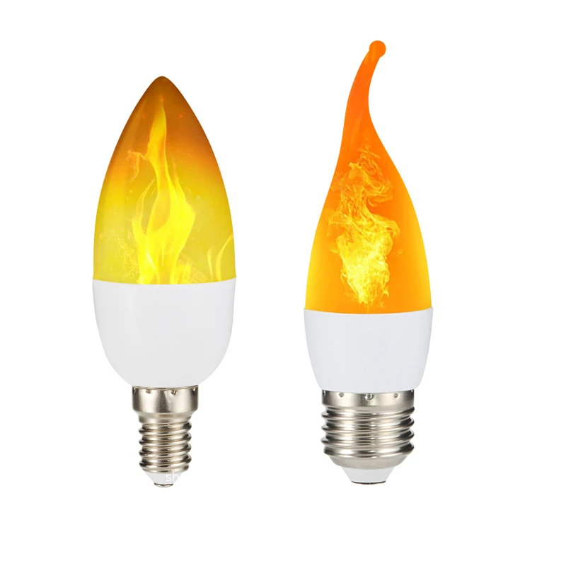 Gom Verfrissend Burgerschap E27 Led Candle Lamp E14 Flame Bulb 110v Led Flame Effect Fire Light Bulbs  220v Flickering Emulation Decor Led Lamp - Buy Led Flame Bulb,E27 Candle  Flame Bulb,Flicker Flame Bulb Product on