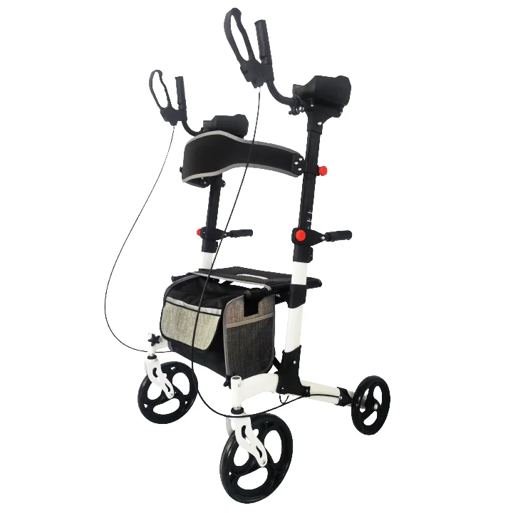 Popular New Adult & Disable Forearm Rollator Upright Walker with Seat Rehabilitation Therapy Supplies