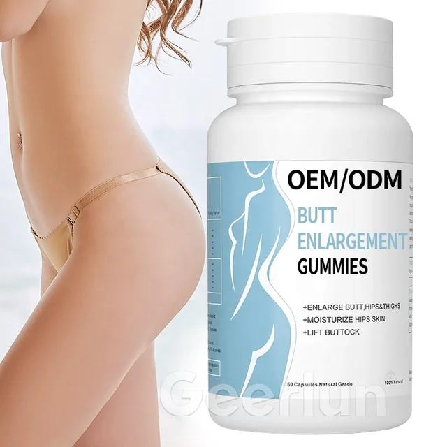 Private Label Bigger Hip And Butt Enlargement Supplement Vegan Friendly Gummies For Providing Energy