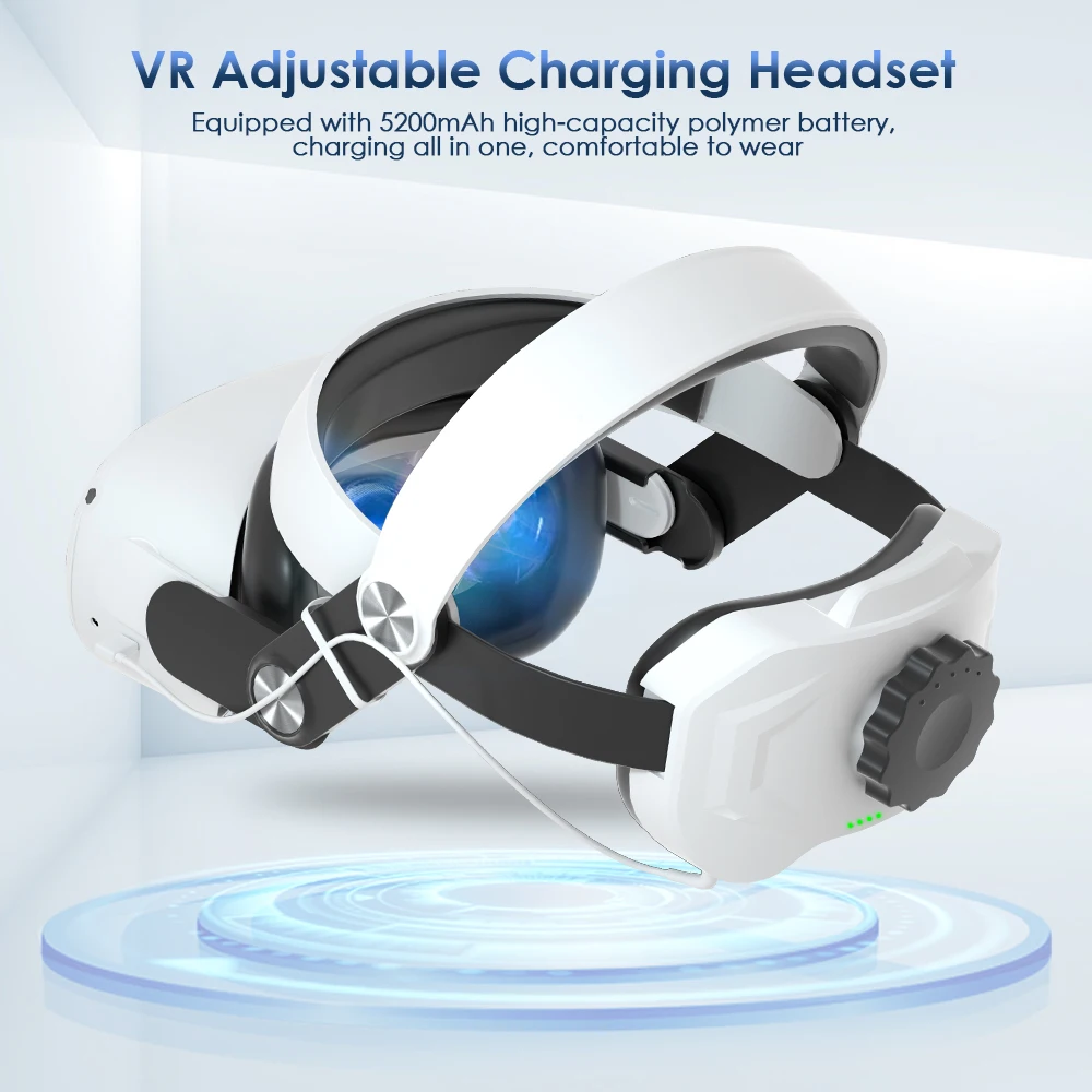 Super September New Model Vr Elite Strap With 5200 Mah Charger Vr