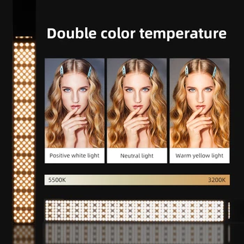 Yongnuo YN360 III YN360III Handheld 3200K-5500K RGB Colorful Ice Stick LED Video Light Touch Adjusting Controlled by Phone App detail image