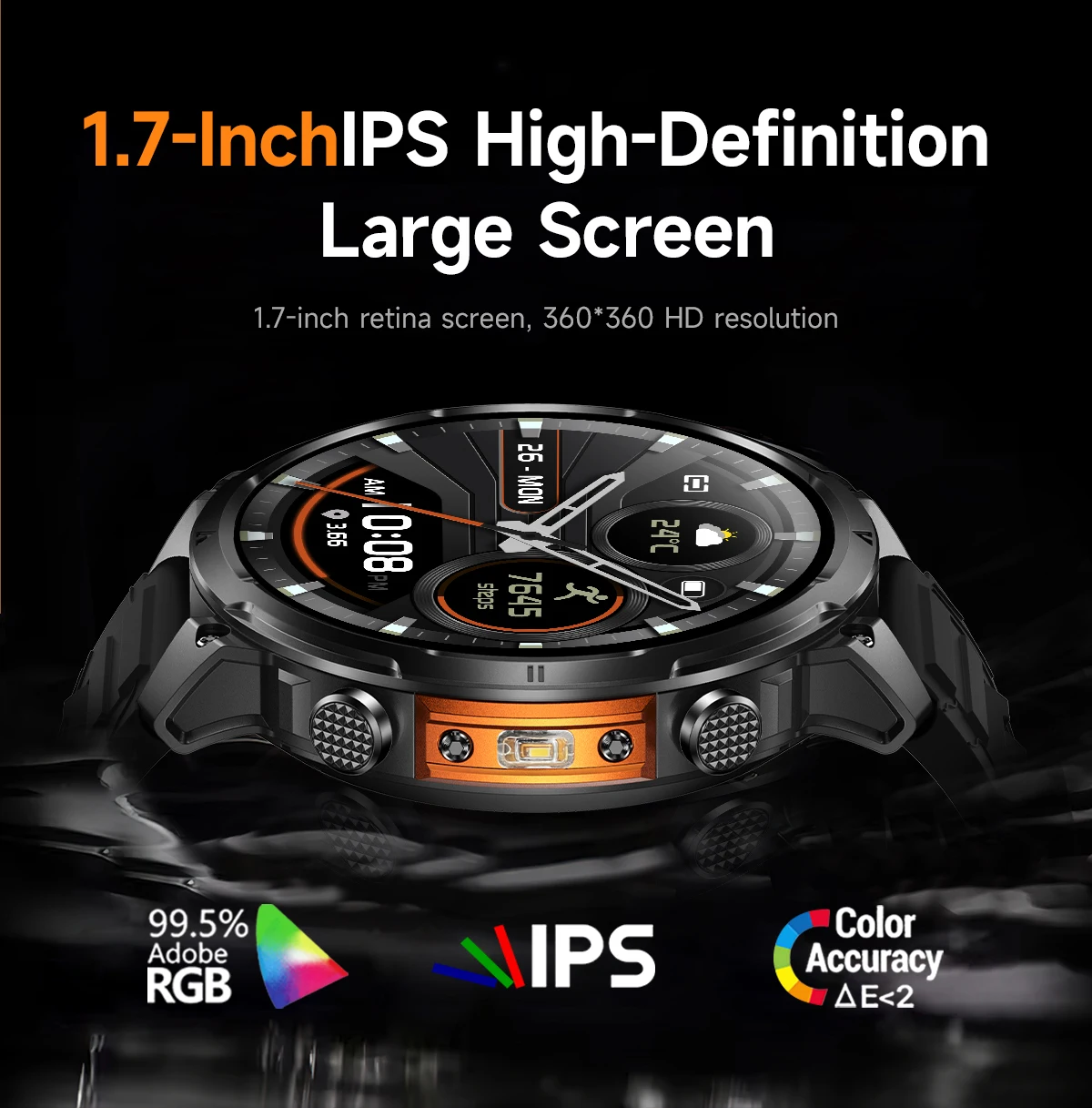 If you are searching for a supplier of a product with perfect quality control and highly competitive prices, which gives you an advantage in expanding your local market, then contact us now!  Competitive suppliers of  2026 MK100 GPS Smart Watch 1.7Inch 10M Waterproof Compass Outdoor Heart Rate and Blood Pressure Health Monitoring Men Smartwatch