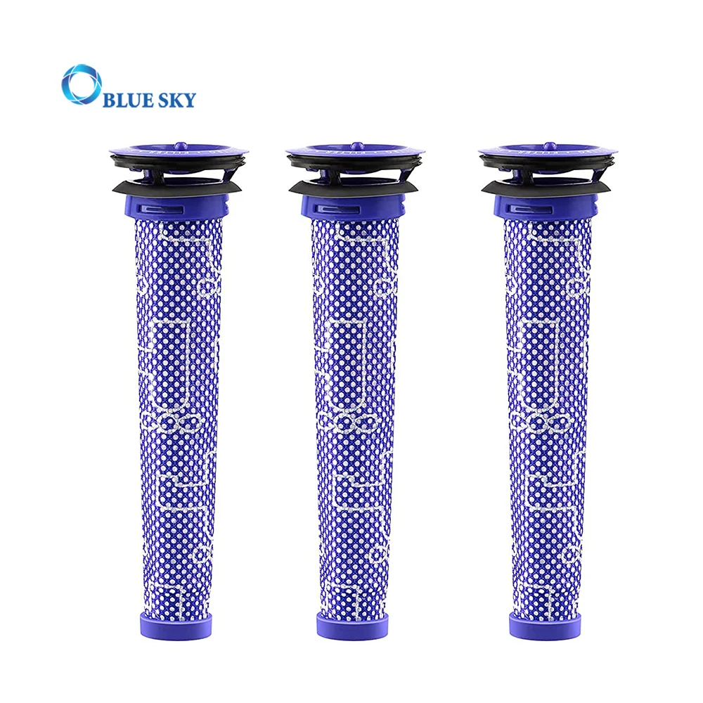 Сменный моющийся и многоразовый фиолетовый предварительный фильтр для пылесоса Dysons DC59 DC58 V6 V7 V8, часть #965661-01