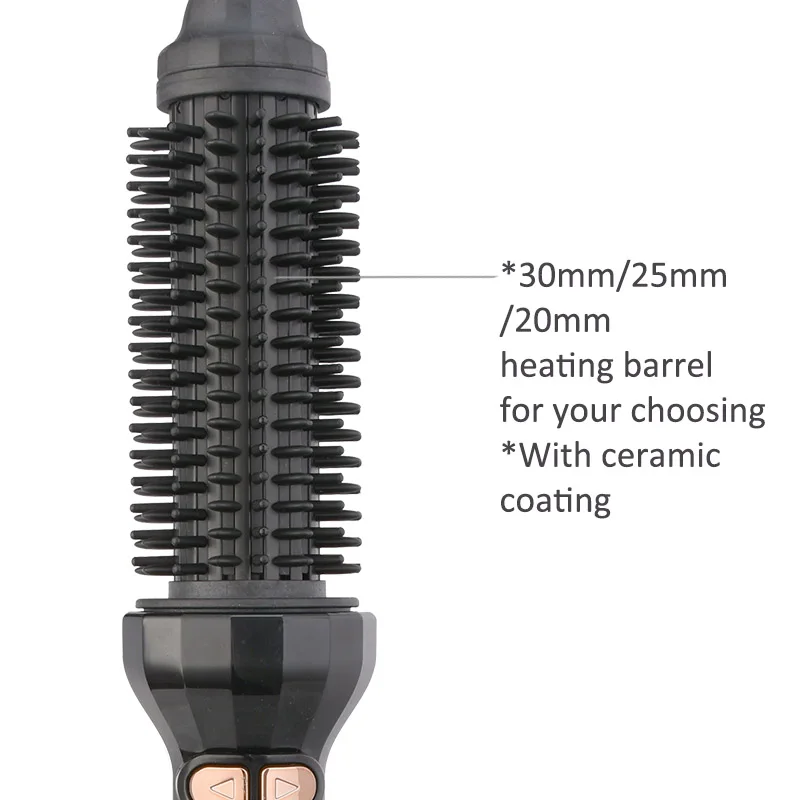 Hair Dryer Brush Rotating Hot Curling Brush For Styling 3 In 1 Volumizing One Step Spinning