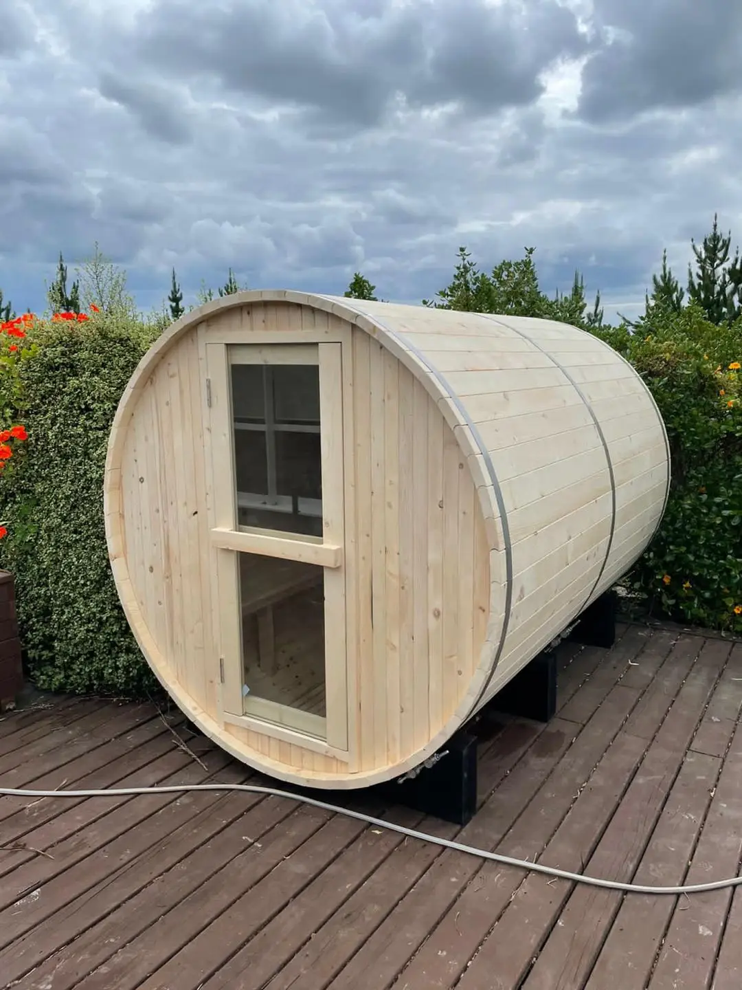 Barrel Pine Wood Sauna Room For Sale White Color Buy Cheapest Sauna Room Red Cedar Sauna Room