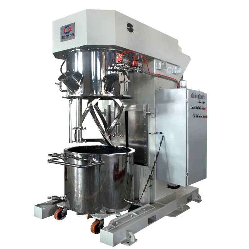 laboratory desktop double planetary vacuum mixer for slurry