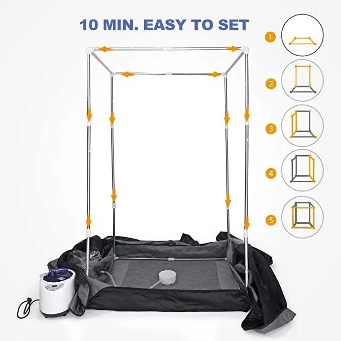 1000w Folding Heating Sauna Tent For Body Slimming Detox Sweat Sauna