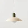 Beige + Green