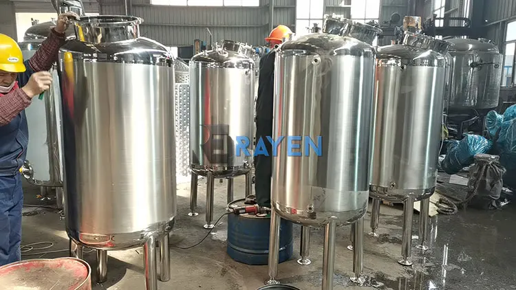 Heda Tank Stainless Steel Hydrogen Storage Tank - 2000L Capacity