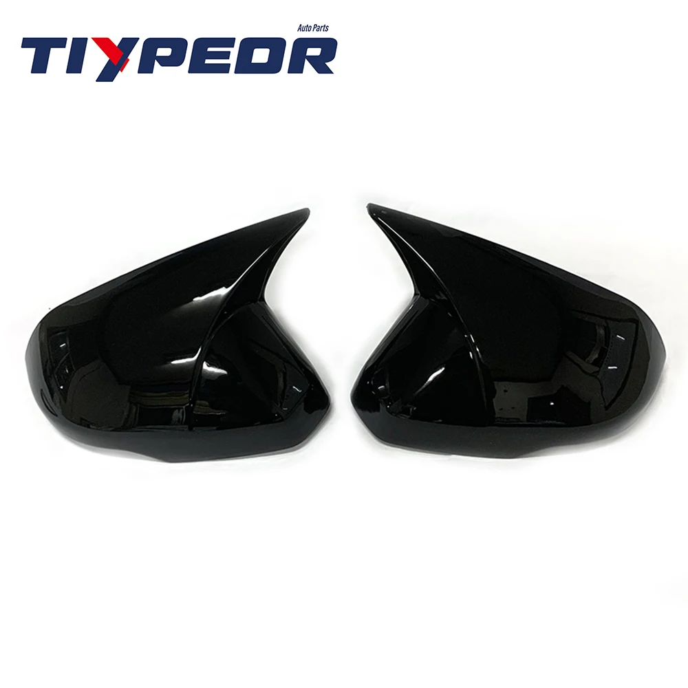 product tiypeor car rearview rear view side mirror cover tirm fit for honda cr v 2023 2024 ox horn rear view side door mirror cover-3