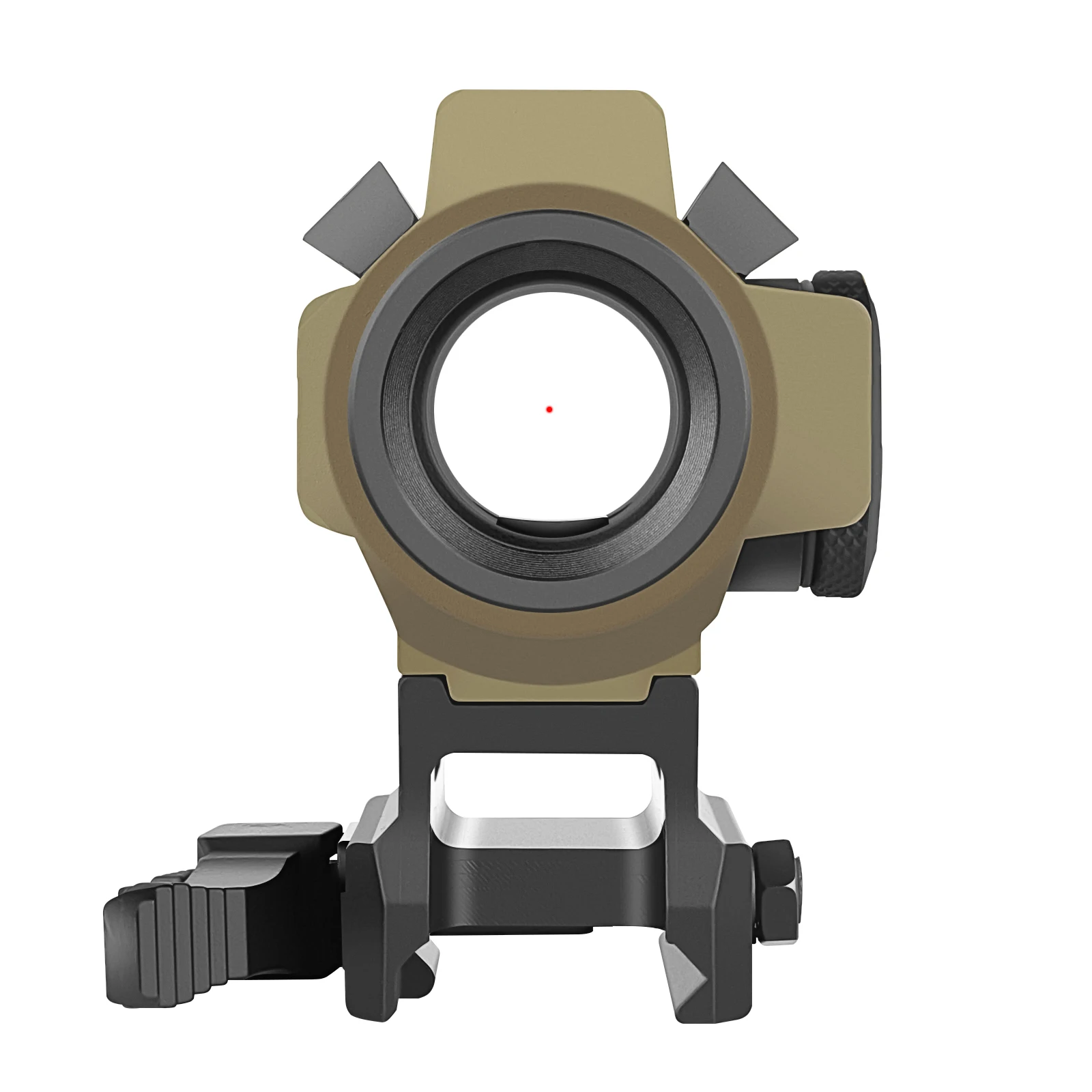 Lunette De Visée SPINA OPTICS 1-6x24 SFP Réticule Fer à Cheval Éclairé - Chasse Avec Supports 20mm