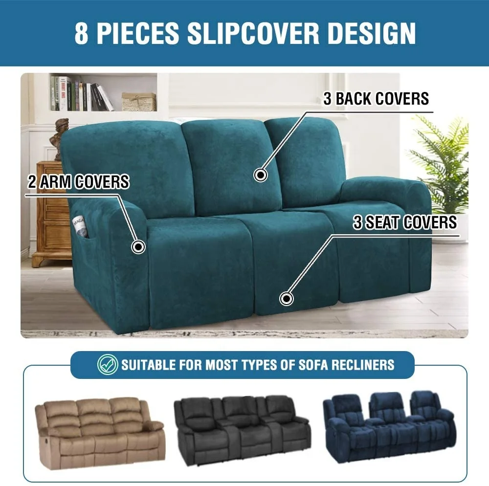 Seater Recliner Sofa And Recliner Covers Stretch Recliner Covers