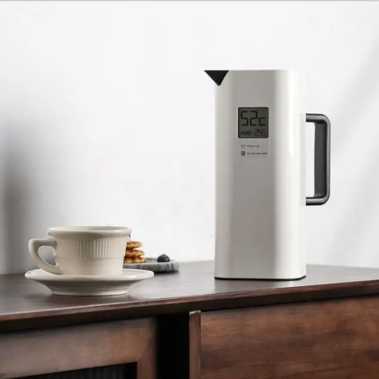 Smart Stainless Steel Digital Temperature Display Insulation Pot Vacuum Thermos Coffee Thermal Carafe With Temperature Display