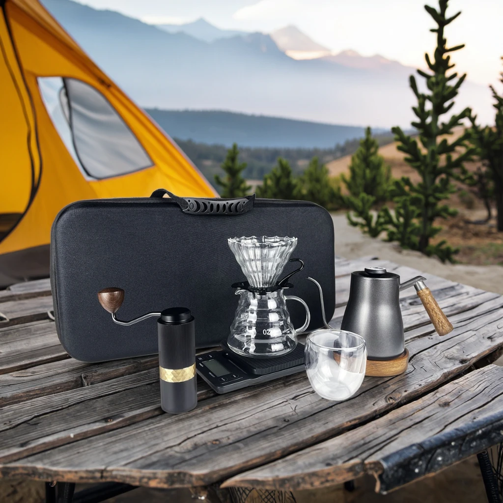 Portable Eco-Friendly Hand Drip Coffee Set - Travel-Friendly