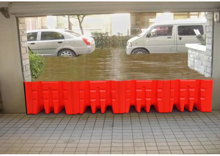 Convenient Plastic Flood Fence Combination Flood Plate Abs Red Plastic ...