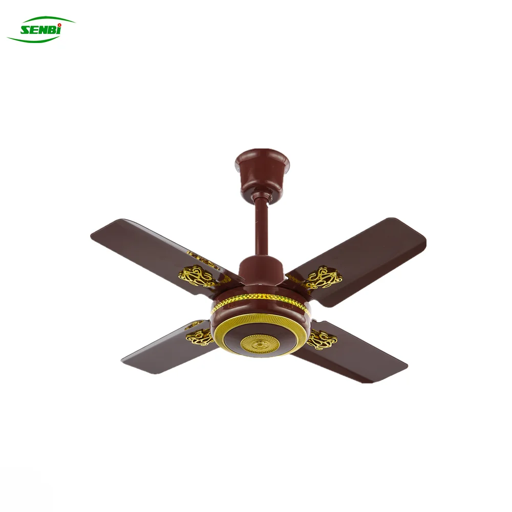 Orbital African 24 Inch  Iron Blades 220v Metro Ceiling Fans Manufacturer in China Coffee White Color