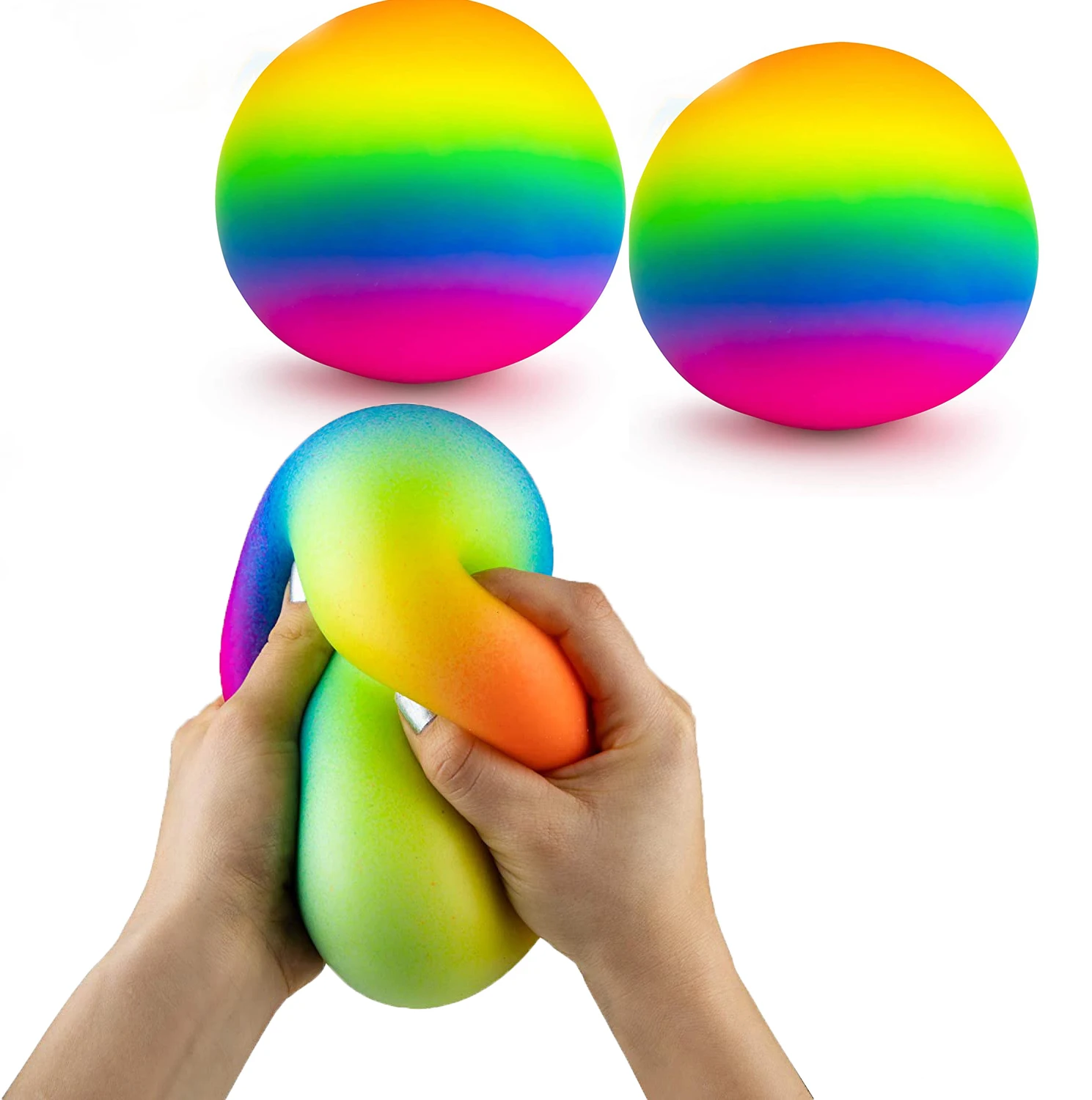 Giant Squeeze Vent Spongy Rainbow Ball Squeezable Stress Toy Anti Stress For Physical Emotional Stress Relief Therapy Buy Spongy Rainbow Ball Toy Squeezable Stress Toy Stress Rainbow Stress Ball Ball Anti Stress Product